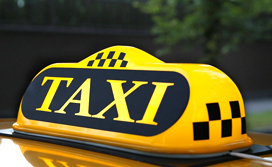Наклейка на авто «Шашки для такси» - стикер
